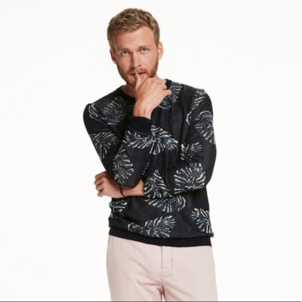 Scotch & Soda Jacquard Print Pullover Sweater
